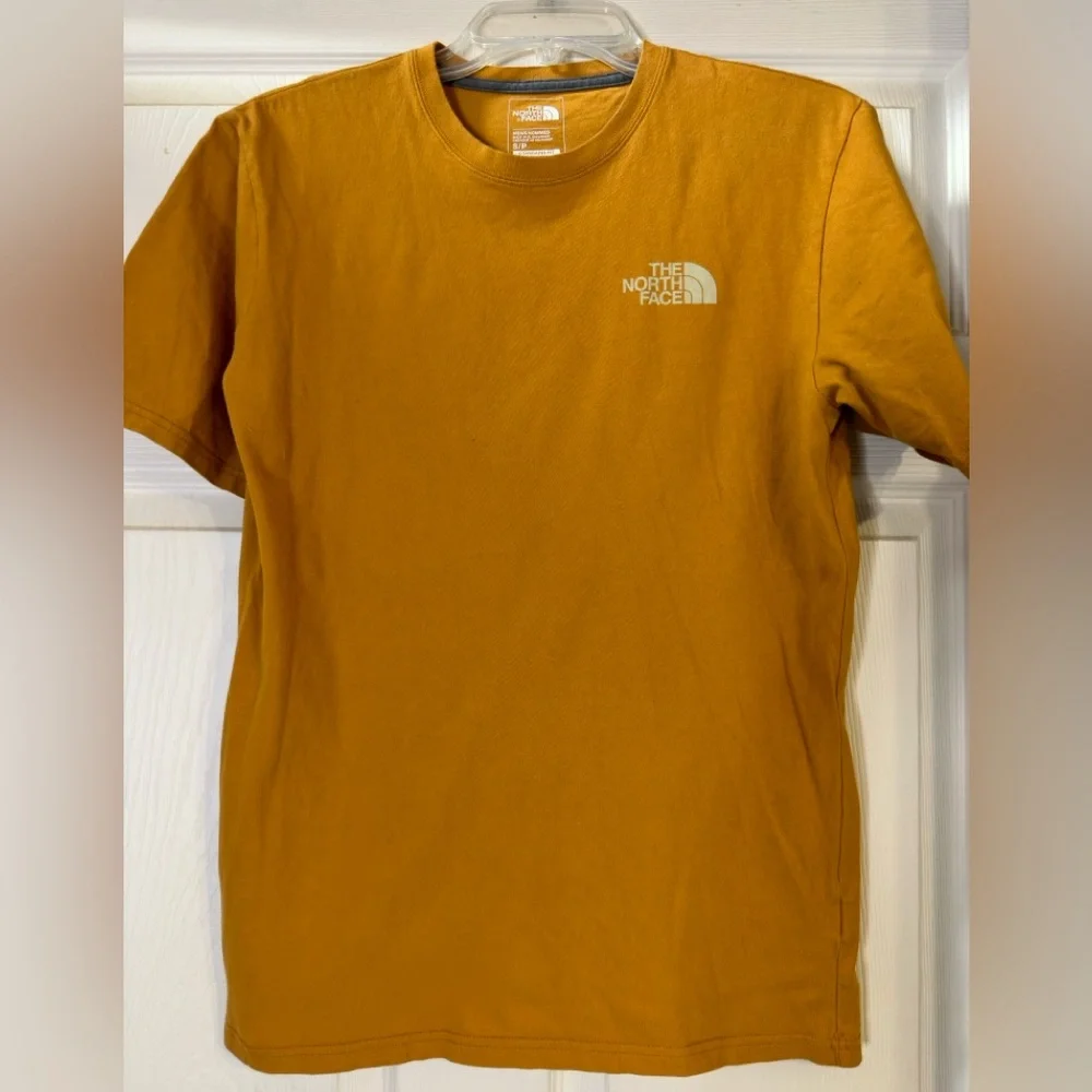 EUC‎ The North Face Orange/Tan Short Sleeve Tee Vibrant Crew Size S